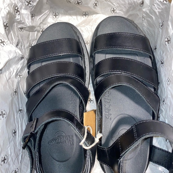 Dr.Martens BLAIRE WOMEN'S BRANDO LEATHER STRAP SANDALS - Picture 2 of 4